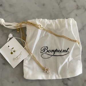 Bonpoint gold necklace with cherry design